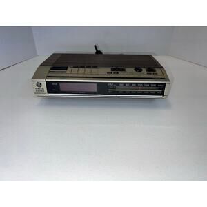GENERAL ELECTRIC FM/AM CLOCK RADIO MODEL 7-4634